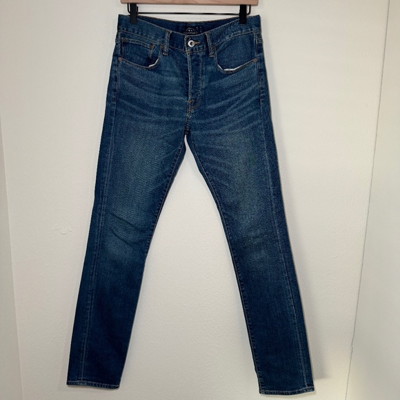 Lucky Brand Jeans Men's Size 28 x 32 Blue 1 Authentic Skinny Denim Casual - Picture 1 of 7